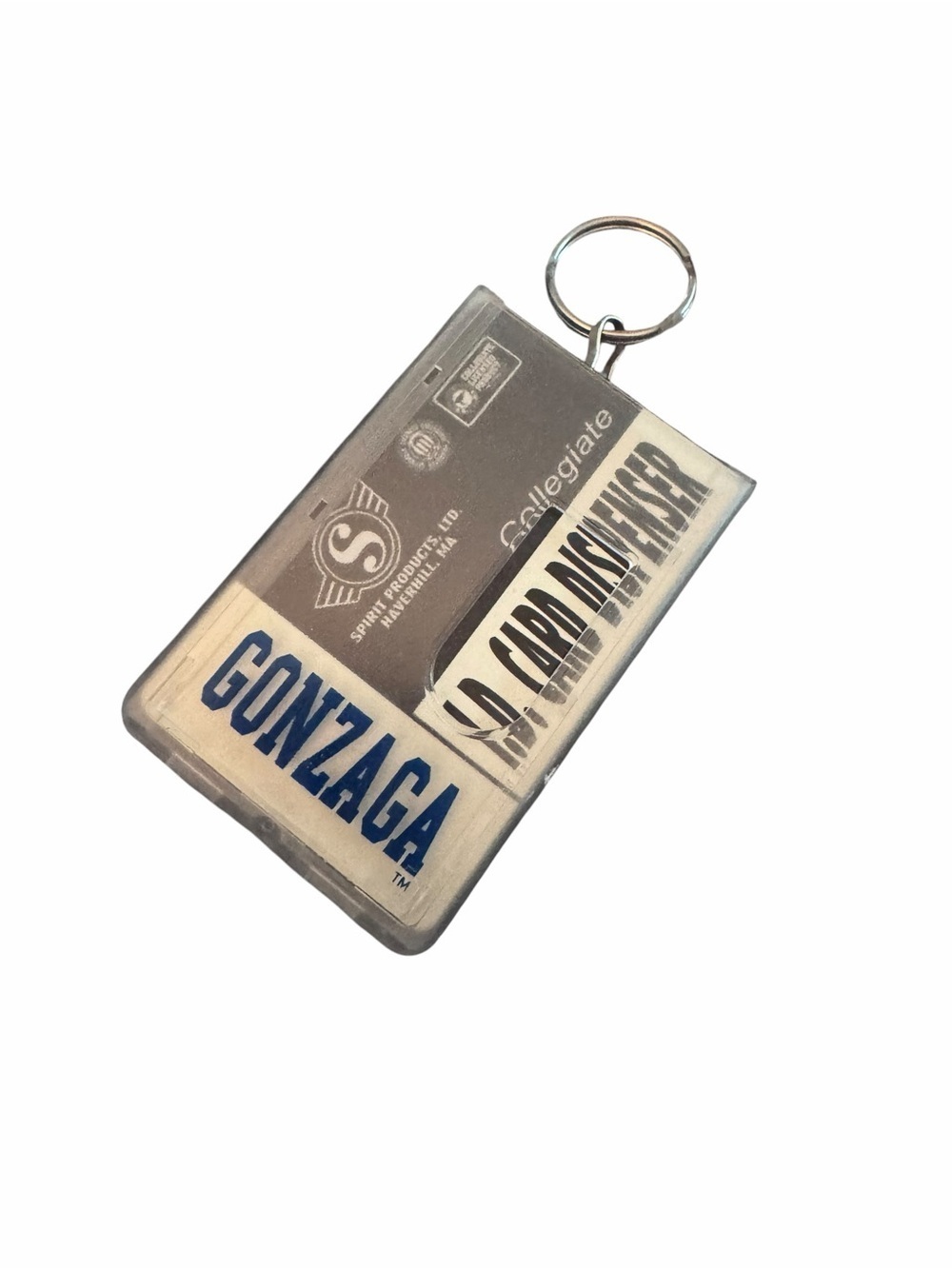 🎉4/20$ NEW! GONZAGA Collegiate Badge Holder ID Card Dispenser University Spokane